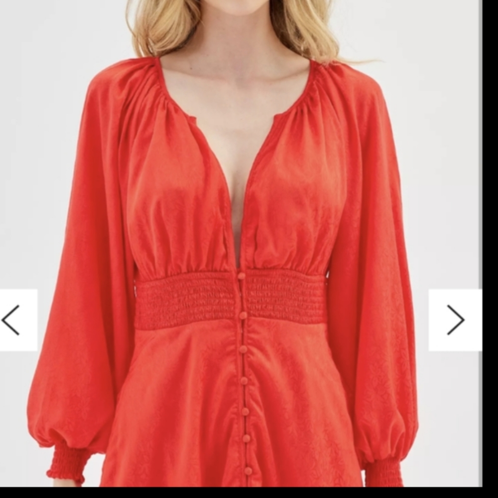 NWT UO Rebecca Long Sleeve Mini Dress